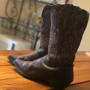 Woman’s cowgirl boots